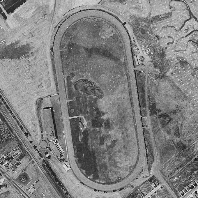Bay Meadows Racetrack in San Mateo, California