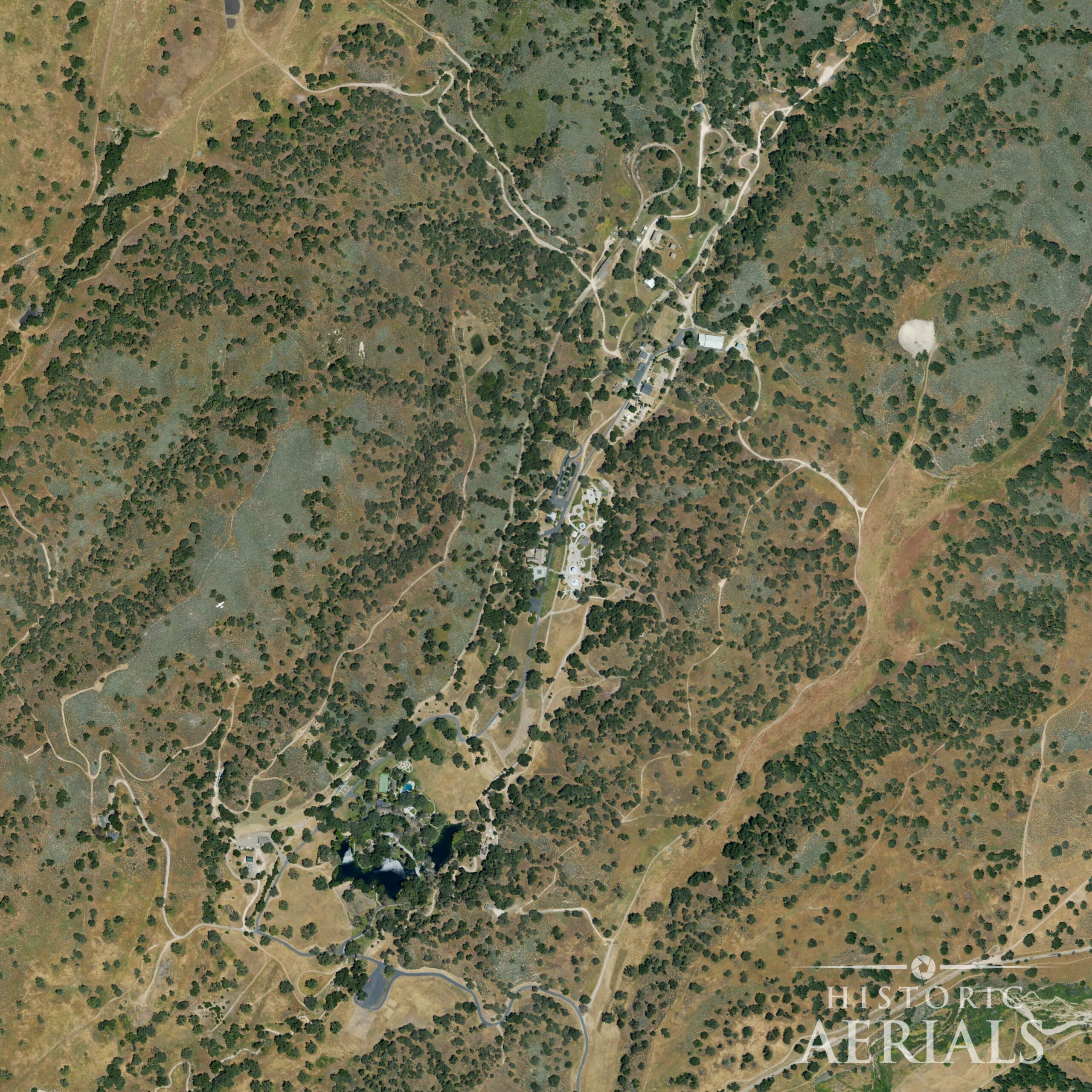 The Land That Outlasted Every Dream: Neverland Ranch From Above